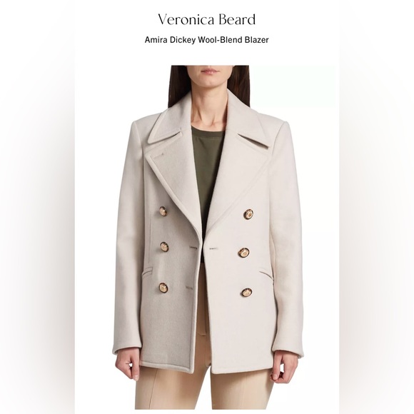 Veronica Beard Amira Dickey Wool-Blend Blazer - Picture 11 of 16